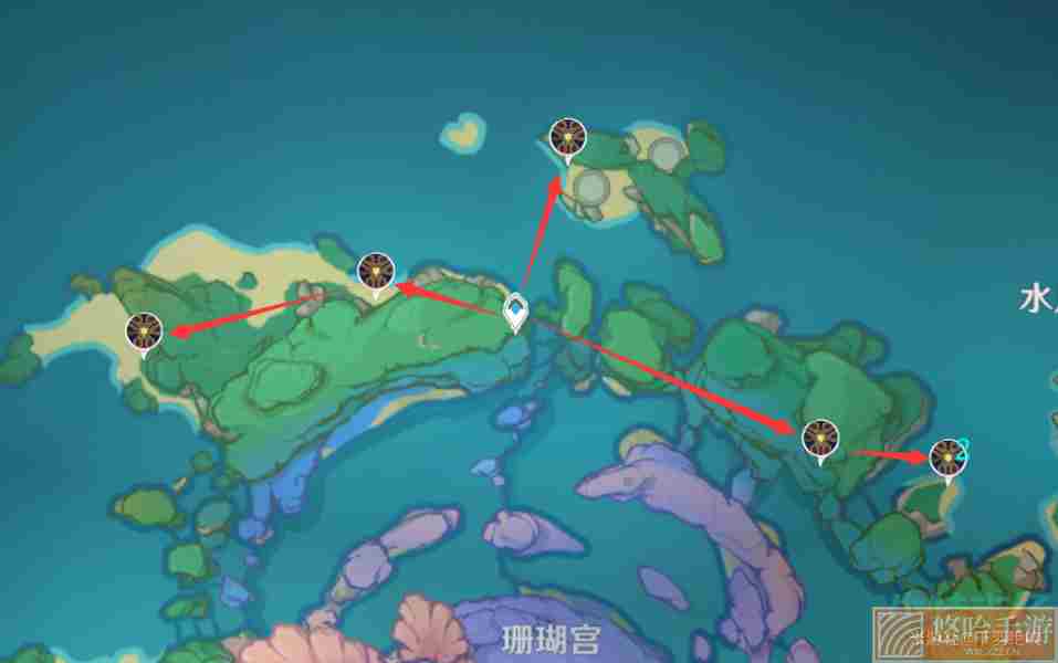 《原神》混沌真眼全收集路线图