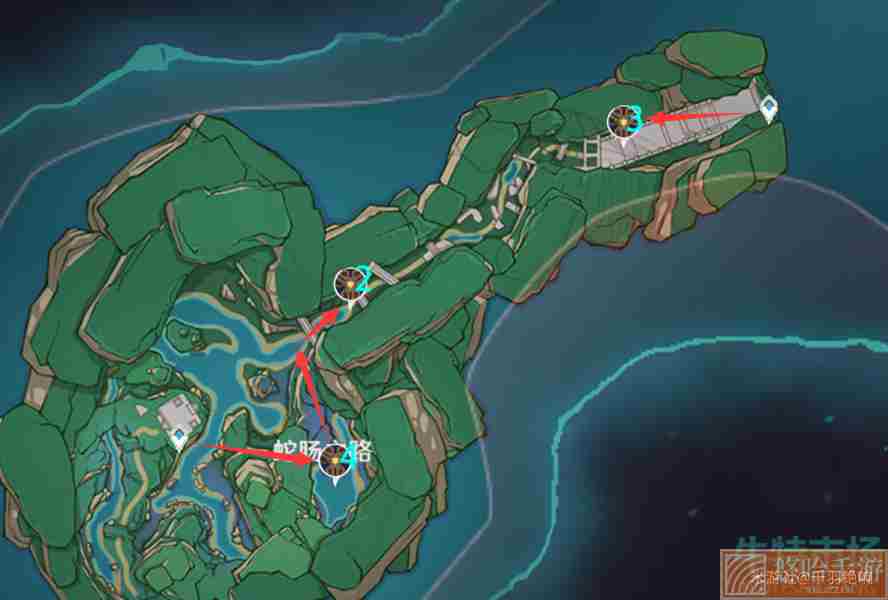 《原神》混沌真眼全收集路线图