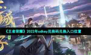 《王者荣耀》2022年cdkey兑换码兑换入口位置