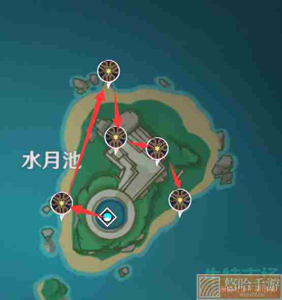 《原神》混沌真眼全收集路线图