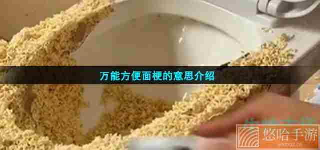 万能方便面梗的意思介绍