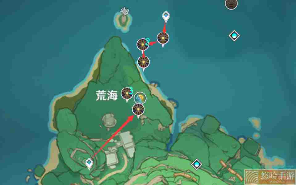《原神》混沌真眼全收集路线图