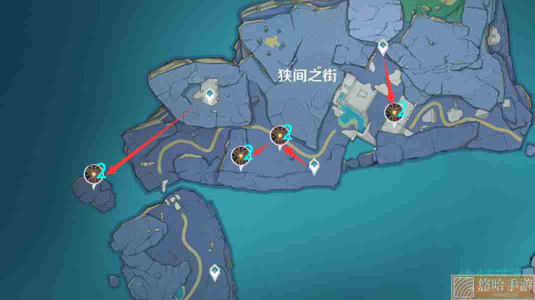 《原神》混沌真眼全收集路线图