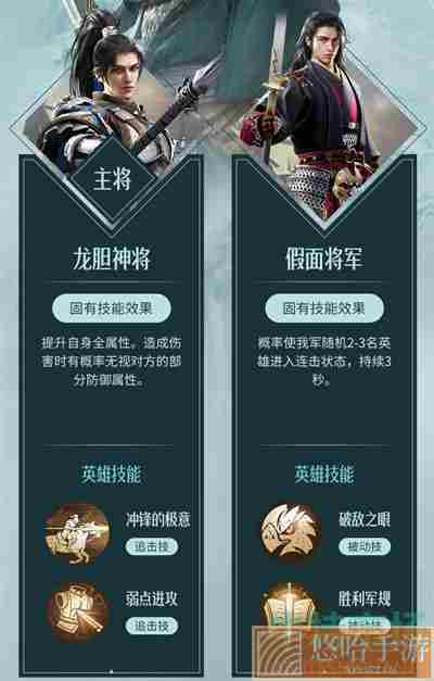 《重返帝国》武圣技能阵容搭配攻略