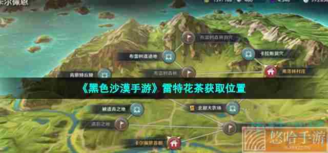 《黑色沙漠手游》雷特花茶获取位置