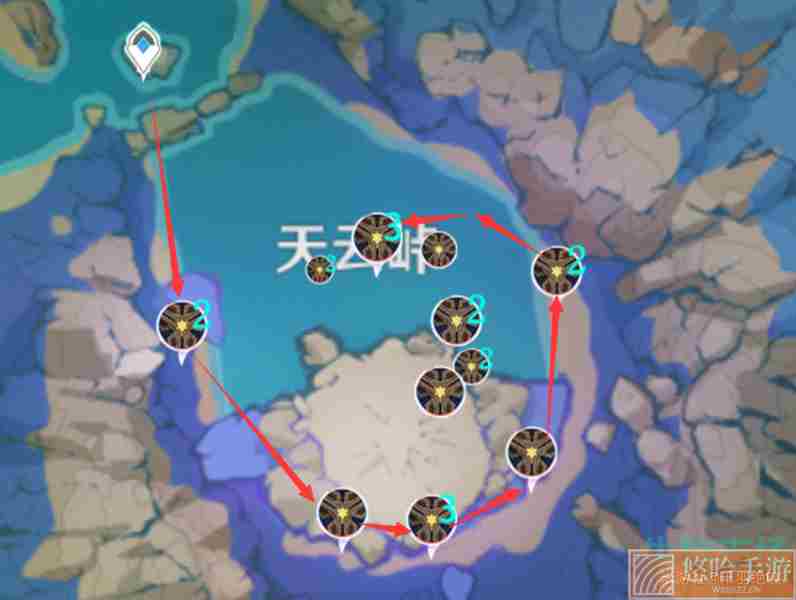 《原神》混沌真眼全收集路线图