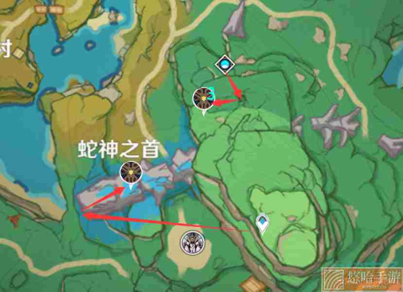 《原神》混沌真眼全收集路线图